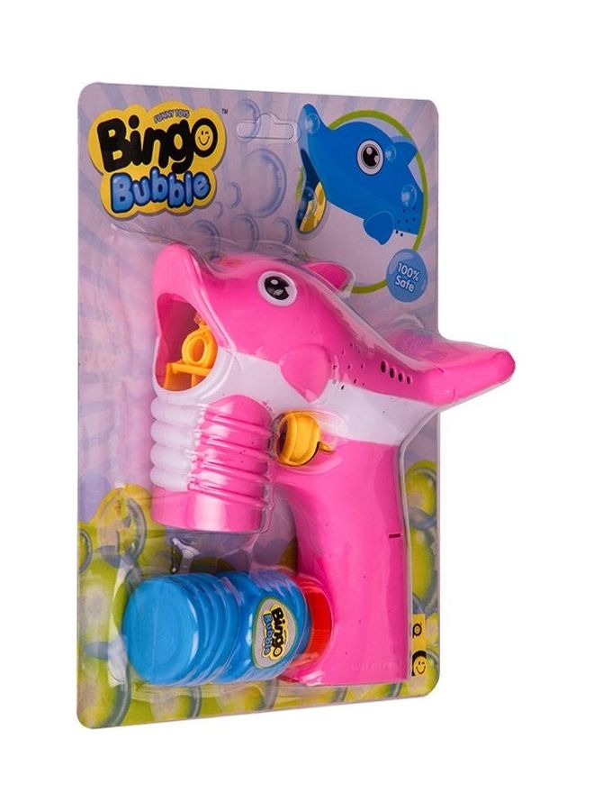 Bingo Dolphin Shaped Bubble Gun With Light And Music  - Image 1