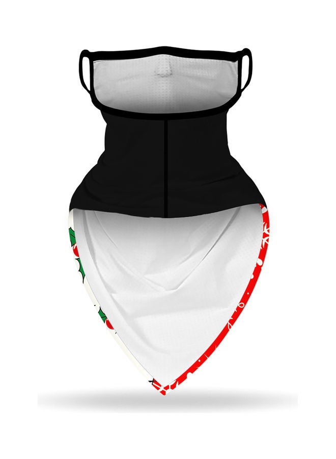 Generic Neck Gaiter with Ear Loops Elastic Breathable Face Cover Scarf Bandana Balaclava for Holiday Outdoor Sports 12*2*10cm - Image 5