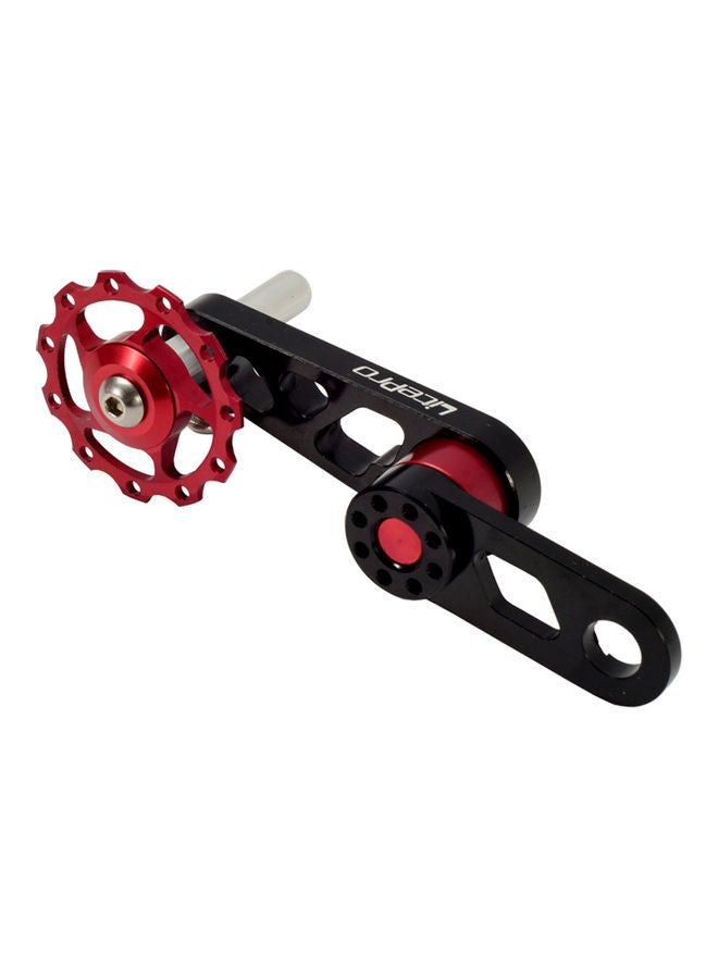 Generic Single Speed Bike Chain Tensioner for Folding Bike Aluminum Alloy Rear Derailleur Chain Guide Wheel Pulley Stabilizer 15*6*8cm - Image 1