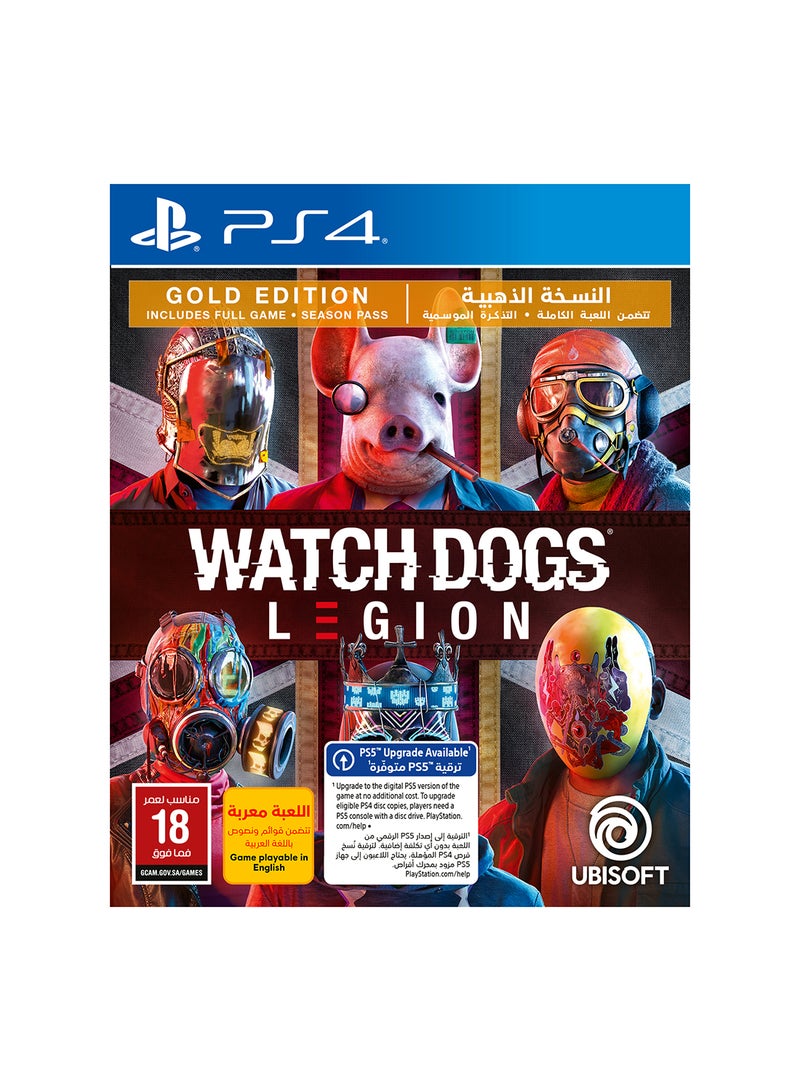 أوبيسوفت لعبة الفيديو "Watch Dogs Legion" - (باللغتين العربية والإنجليزية) - إصدار السعودية - مغامرة - بلاي ستيشن 4 (PS4) - Image 1