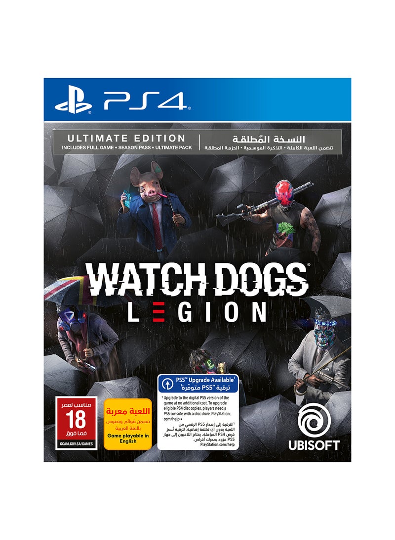 Ubisoft Watch Dogs Legion Ultimate Edition - Adventure - PlayStation 4 (PS4) - Image 1
