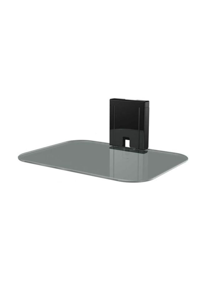 Skilltech Tempered Glass On Wall AV Shelf For Below 32 Inch Black