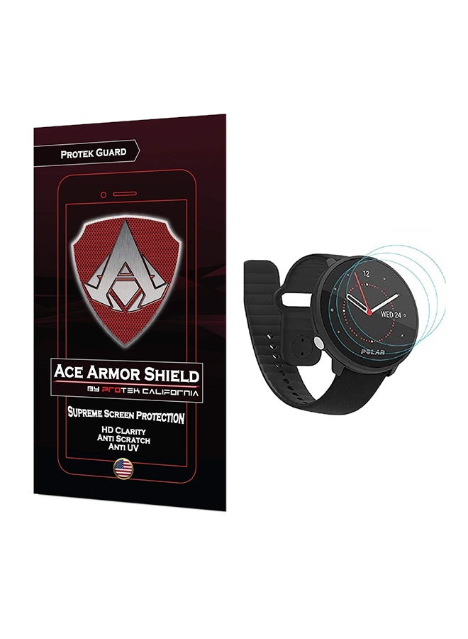Ace Armor Shield 6-Piece Soft Ultra Thin Anti Shock Screen Protector For Polar Unite 3cm Clear 