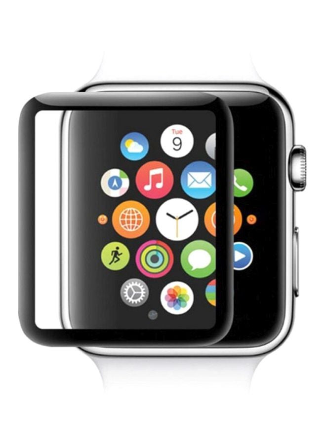 Kingstore Apple Watch Series 4 40mm Screen Protector Glass, 3D Full Coverage Tempered Glass Screen Protector Film for iWatch 40mm Series 4 Clear - Image 1