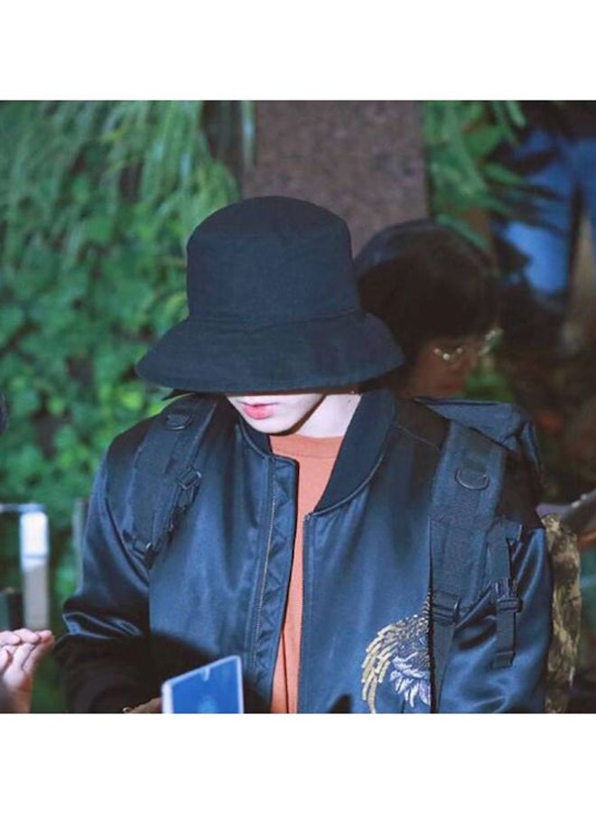 بيوينتي قبعة الصياد مطبوعة بشعار فرقة "BTS" الأسود/ الوردي/ الأزرق - Image 4