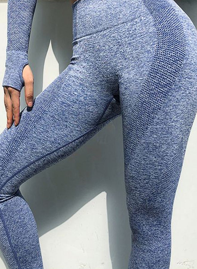 Cool Baby 2-Piece Yoga Suit Set Blue  - Image 3