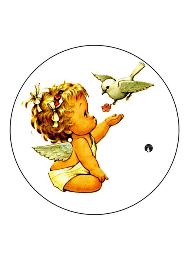 BP A Baby Printed Mouse Pad White/Beige/Green
