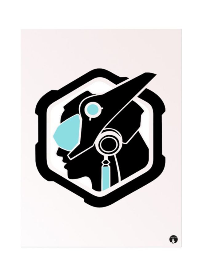 BP The Video Game Overwatch Mouse Pad Beige/Black/Blue