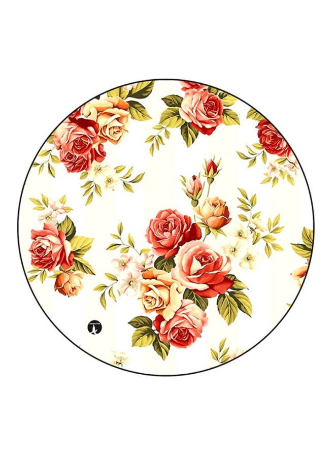 Printed Round Mouse Pad Multicolour