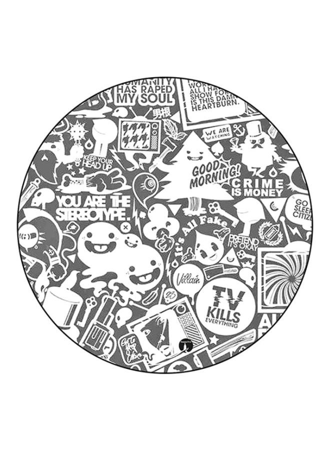 BP Random Things Mouse Pad Black/White