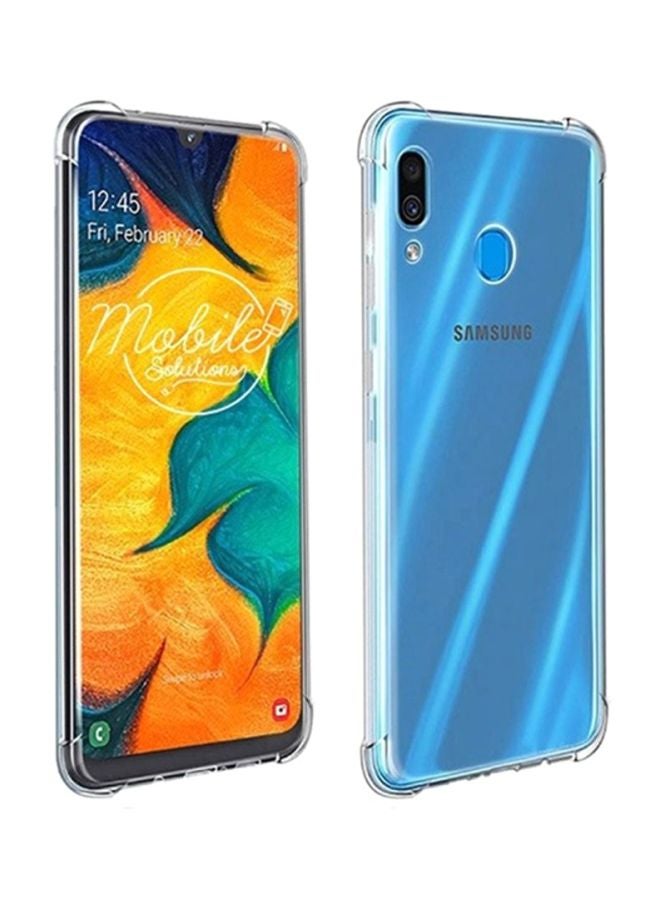 Protective Silicone Back Case Cover For Samsung Galaxy A50 Clear - Image 2