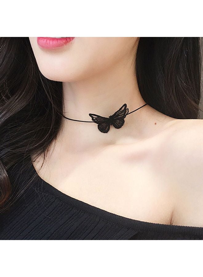 Beauenty - Butterfly Pattern Faddish Choker - Image 1