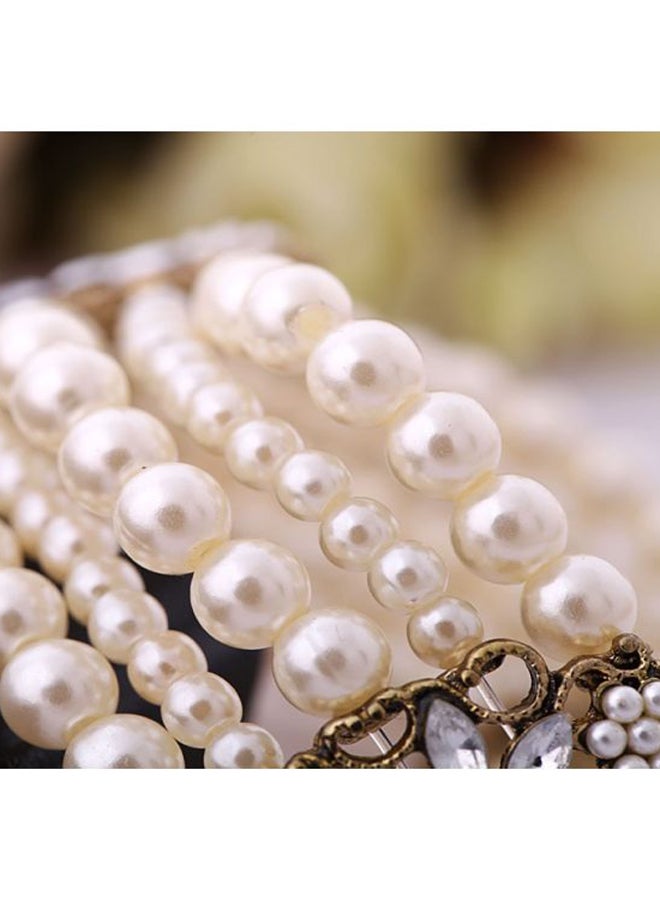 Beauenty Layered Pearl Beaded Bracelet - Image 3
