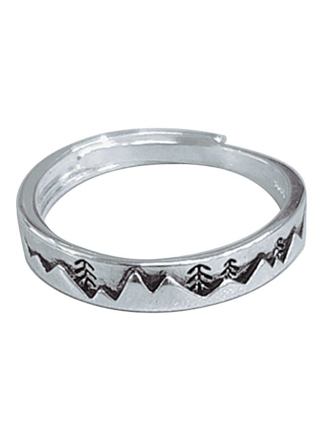 Beauenty Christmas Tree Engraved Adjustable Ring  - Image 1