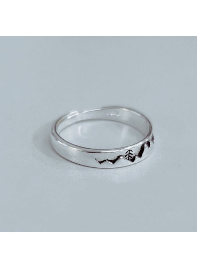 Beauenty Christmas Tree Engraved Adjustable Ring  - Image 2