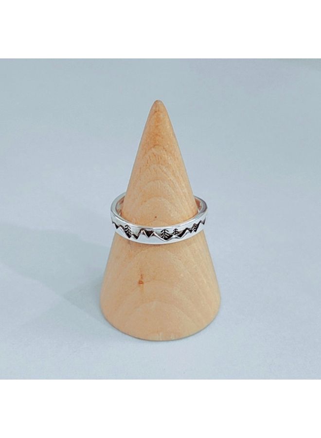 Beauenty Christmas Tree Engraved Adjustable Ring  - Image 3