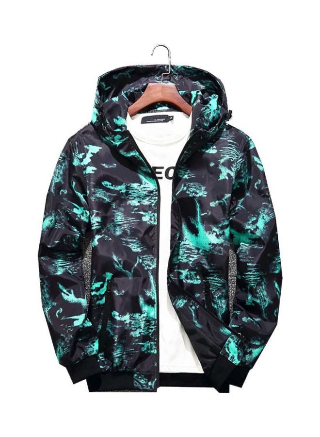 Camouflage Printed Jacket Green/Black - Image 1