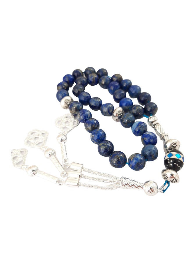Miracle Empire Natural Lapis Lazuli Vintage Kook Prayer Beads  - Image 1