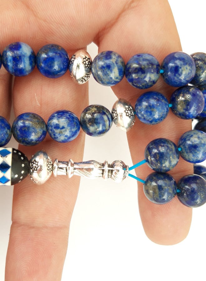 Miracle Empire Natural Lapis Lazuli Vintage Kook Prayer Beads  - Image 2