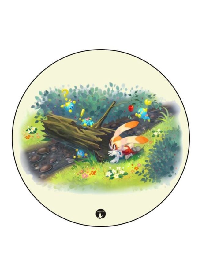 The Video Game Sonic Printed Mousepad Beige/Green