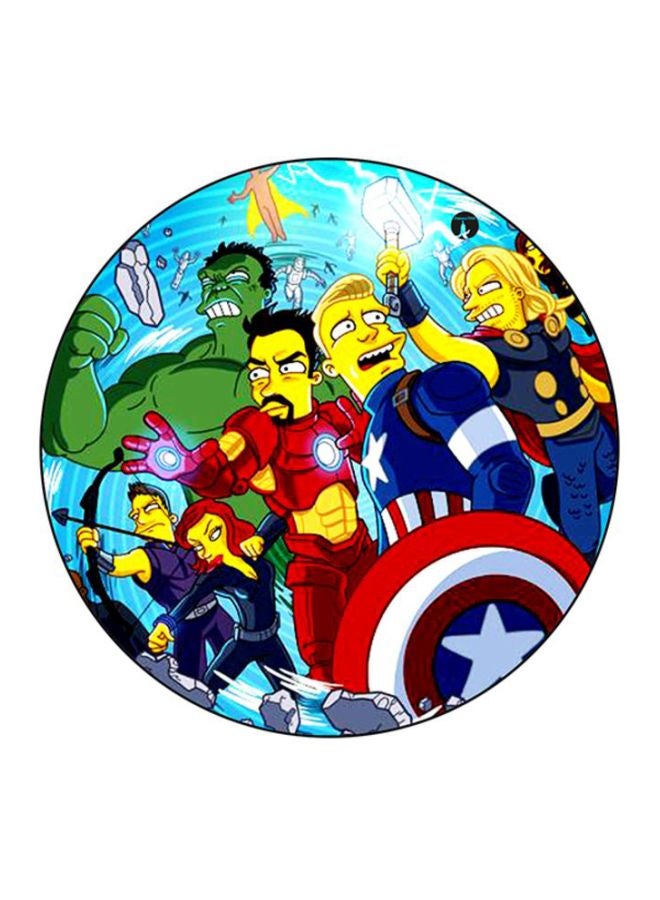 بي بي لوح ماوس بطبعة من مسلسل The Simpsons متعدد الألوان