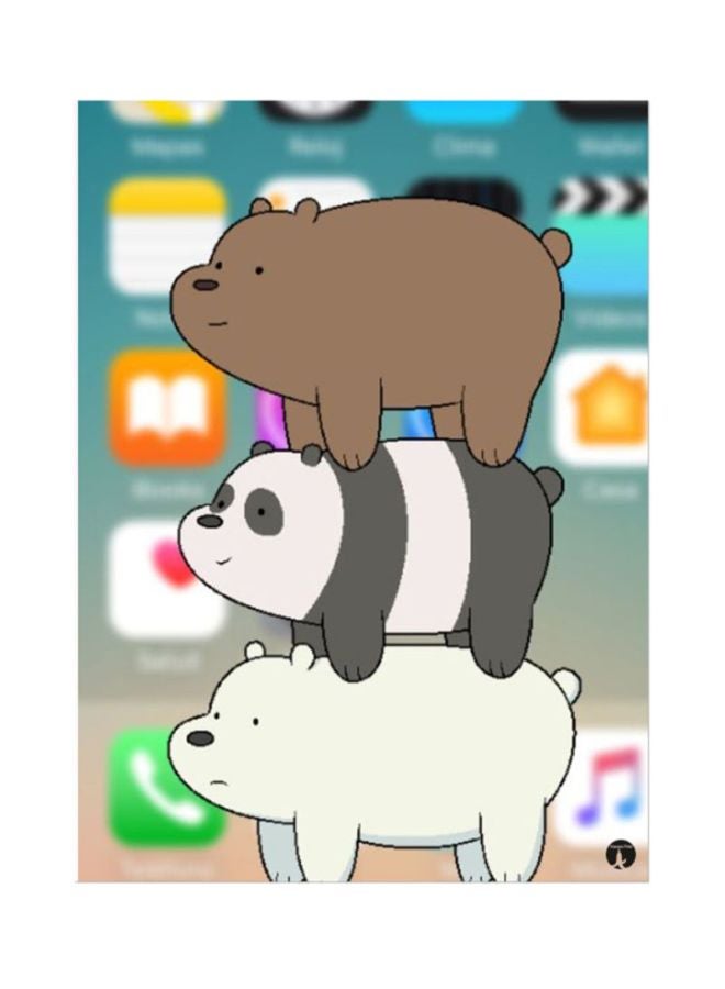 BP We Bare Bears Mouse Pad White/Black/Brown