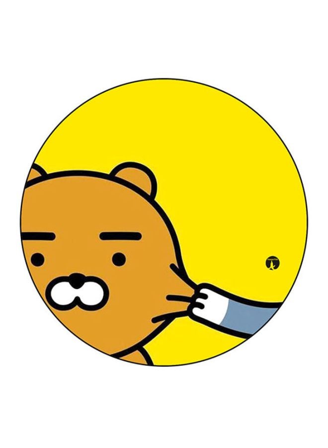 BP A Bear Mouse Pad Yellow/Brown/Blue