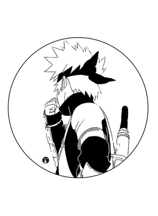 BP Anime Naruto Print Mouse Pad White/Black