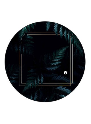 Printed Round Mouse Pad Black/Blue - v1606391140/N34504657A_1