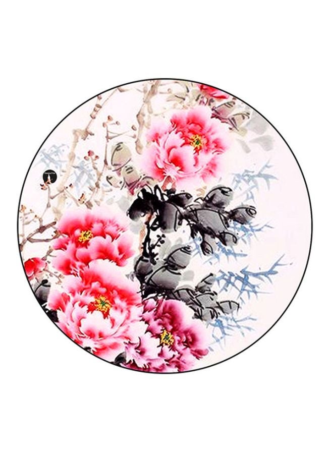 BP Flowers Mouse Pad Pink/White/Black