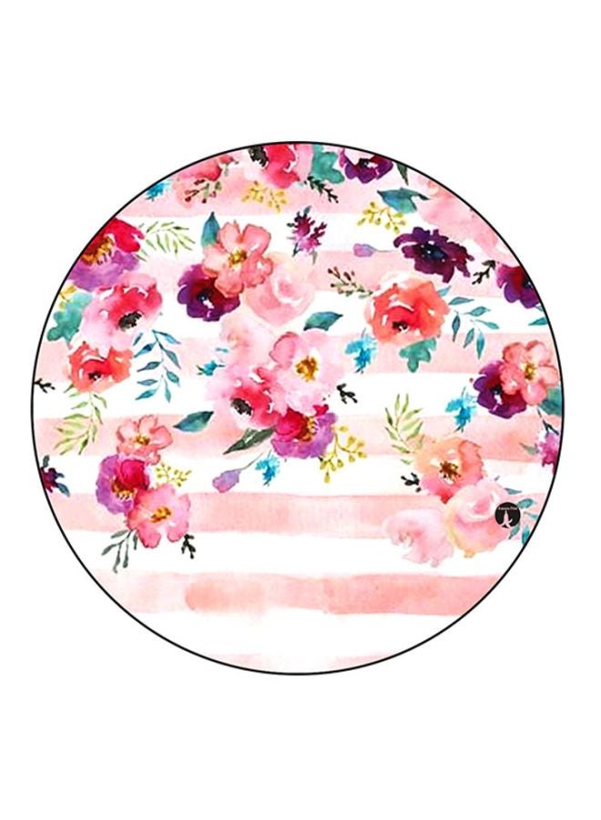 BP Flowers Round Mouse Pad Multicolour