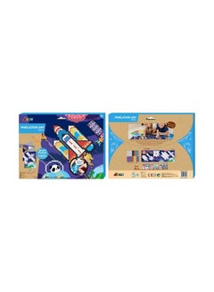 Space Pixelation Shaped Pixelation Art Set With Foam Stickers Playset