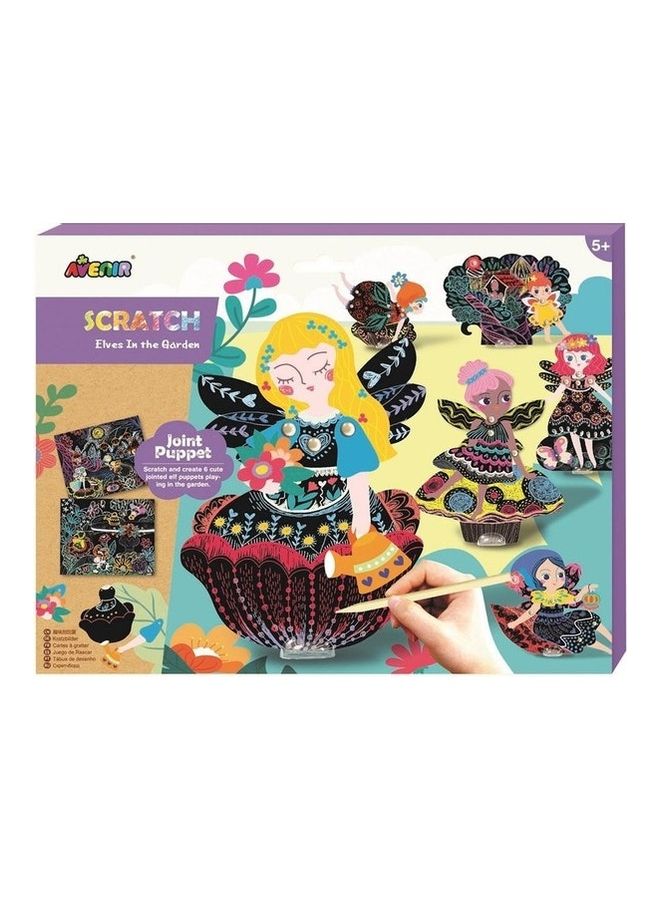 Avenir 43-Piece Scratch Elves In The Garden Joint Puppets Playset - Image 1