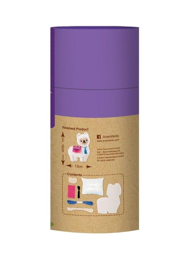 أفينير طقم سلسلة مفاتيح خياطة لاما مكون من 8 قطع 16x13سم - Image 2