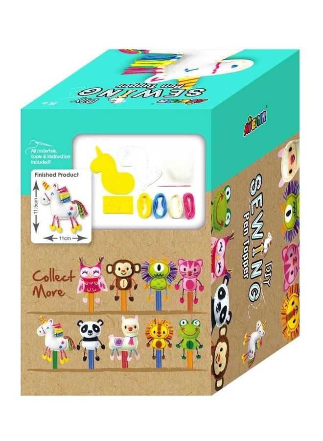 Avenir 9-Piece Unicorn Sewing Pen Topper 11.5x11cm - Image 2