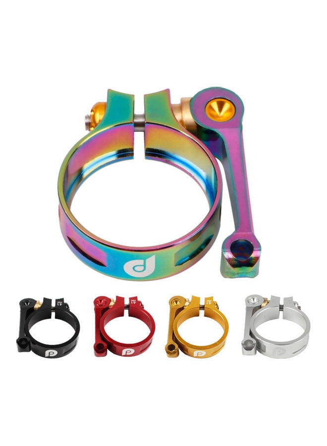 Generic - CNC Seats Post Clip Folding Bicycle Seatpost Clamp for 33.9mm Aluminum Alloy Seats Post Bike Seats Tube Clamp Folding Bike Accessories 10*3*8cm - Image 1
