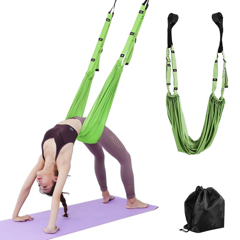 Generic Stretching Band Adjustable Training Belt Yoga Belts Back Bend Strap Assist for Home Yoga Fitness Exercise Body Building 30*15*28cm  - Image 4