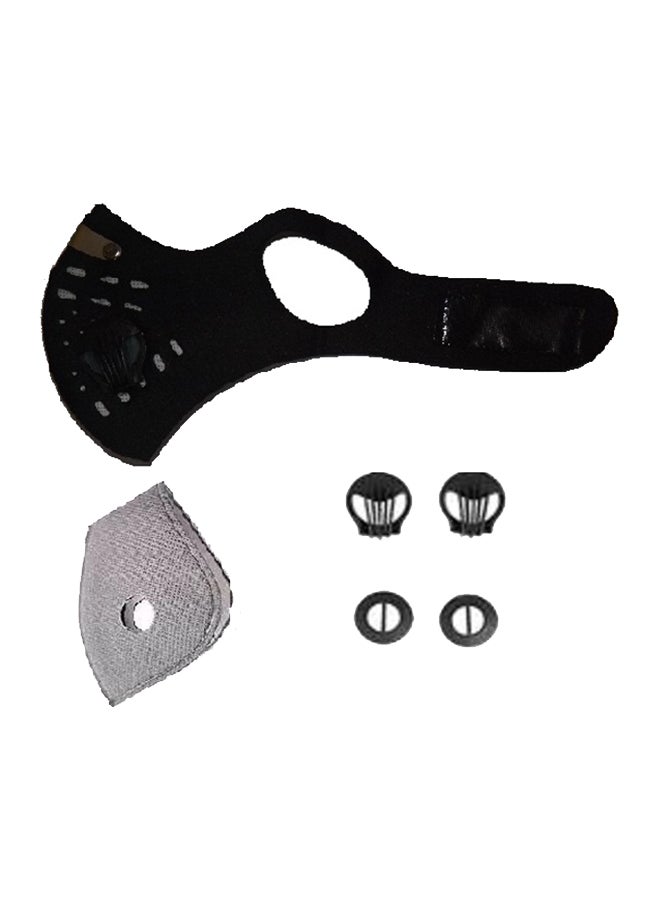 Generic 2-Piece Washable Face Mask Viral With 8 Activated Carbon Nano Tube Filters  - Image 2