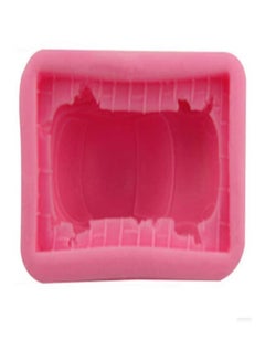 Car Shaped Silicone Cake Mould Pink 8x5.3x4.3cm