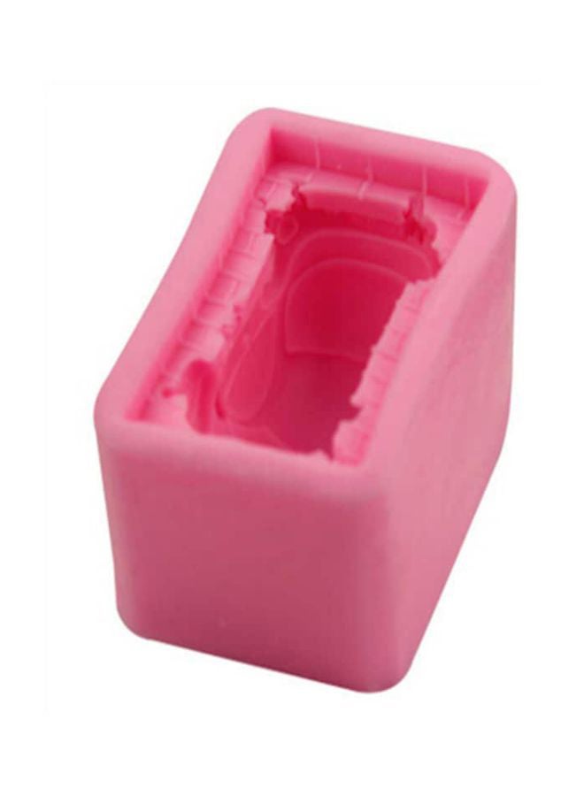 Beauenty - Car Shaped Silicone Cake Mould Pink 8x5.3x4.3cm - Image 1