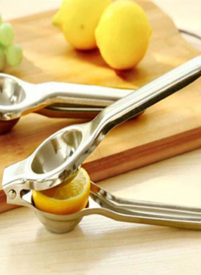 بيوينتي عصارة ليمون من الستانلس ستيل فضي 20.5x6.5سم - Image 4