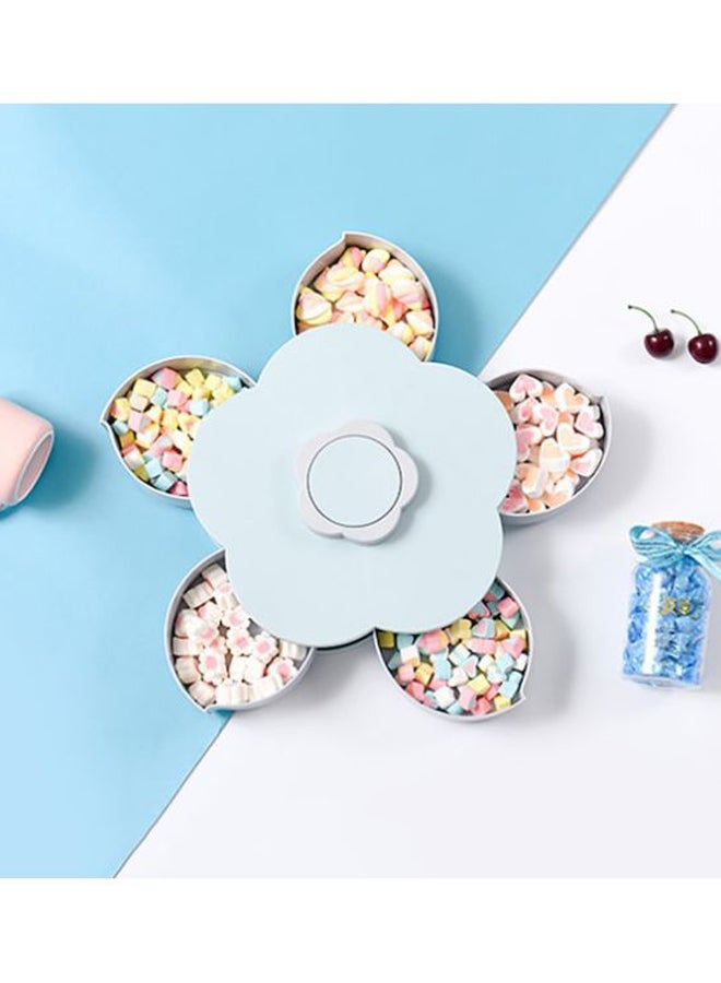 Beauenty Floral Designed Candy Snack Box Blue 27cm  - Image 2