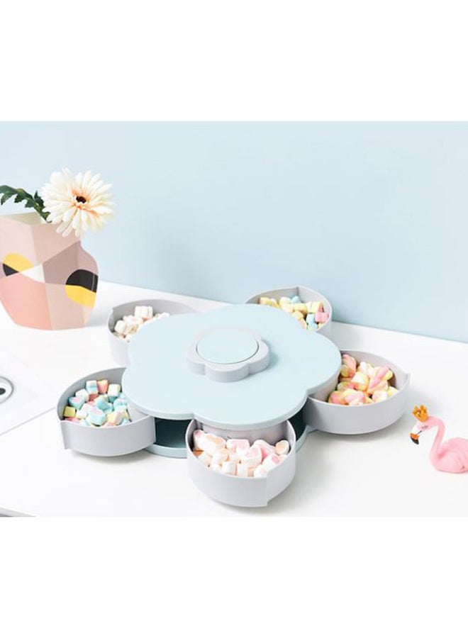 Beauenty Floral Designed Candy Snack Box Blue 27cm  - Image 3