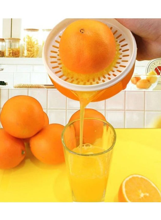 Beauenty Manual Citrus Juicer Orange/White 17.5x9.2cm - Image 4