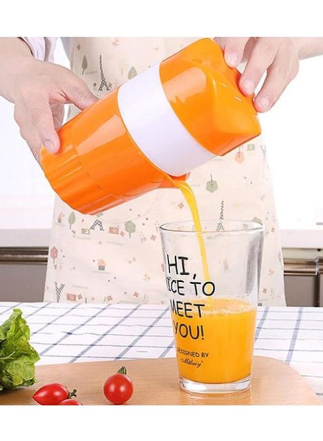 Beauenty Manual Citrus Juicer Orange/White 17.5x9.2cm - Image 2