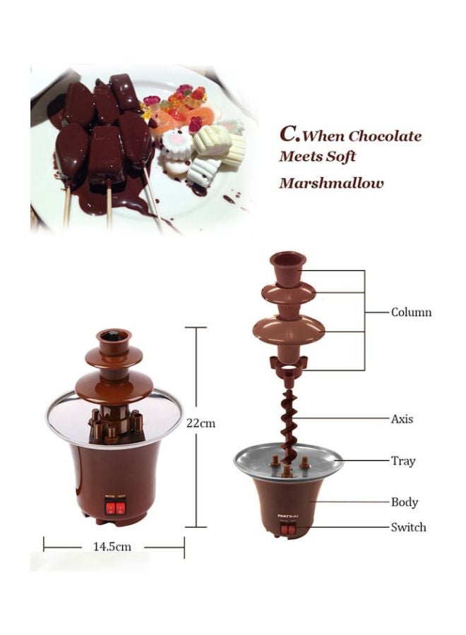 بيوينتي إناء تذويب الشوكولاته بني - Image 4