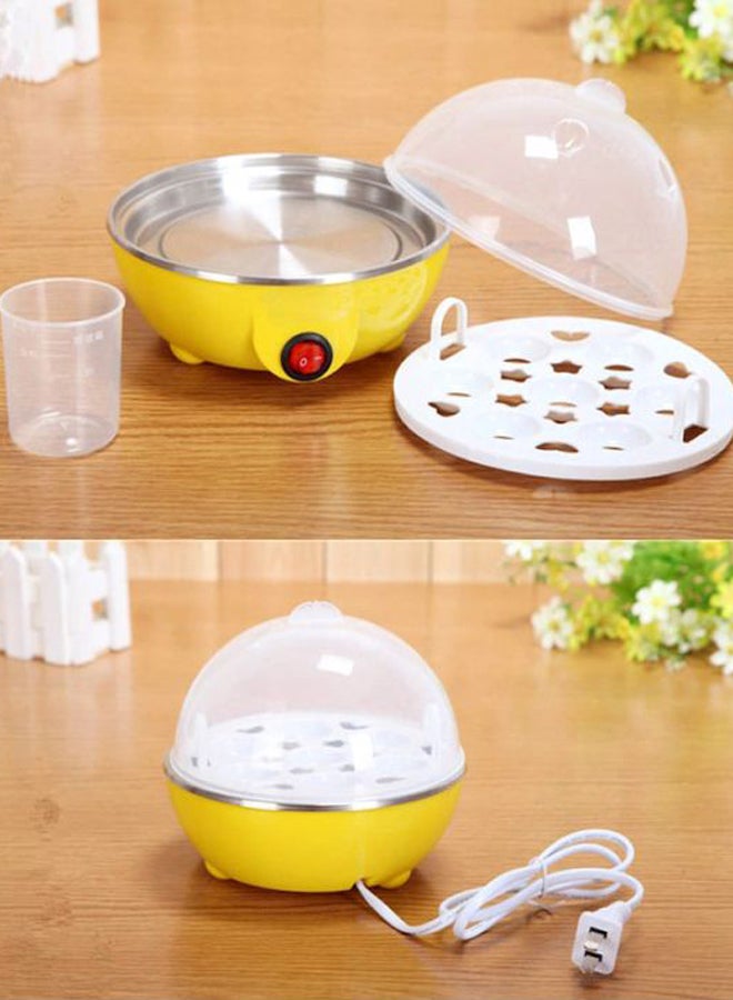 بيوينتي آلة طهي البيض الكهربائية أصفر/ابيض 15.5x15.5x17سم - Image 2