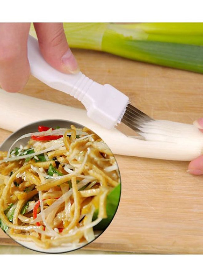 بيوينتي قطاعة خضروات مع غطاء أبيض/فضي 15.8x1.5x2.8سم - Image 4