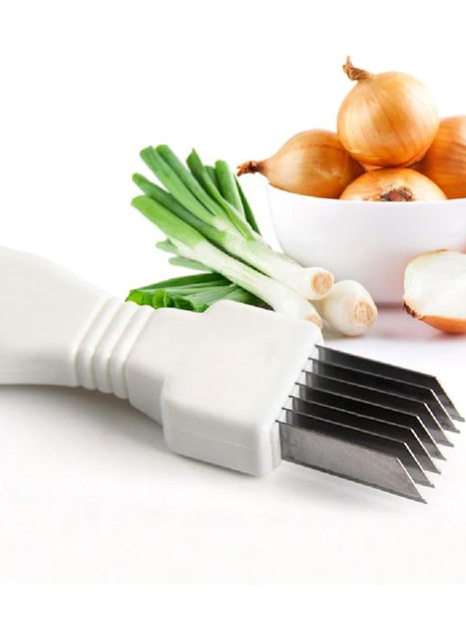 بيوينتي قطاعة خضروات مع غطاء أبيض/فضي 15.8x1.5x2.8سم - Image 2