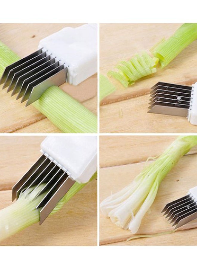 بيوينتي قطاعة خضروات مع غطاء أبيض/فضي 15.8x1.5x2.8سم - Image 3